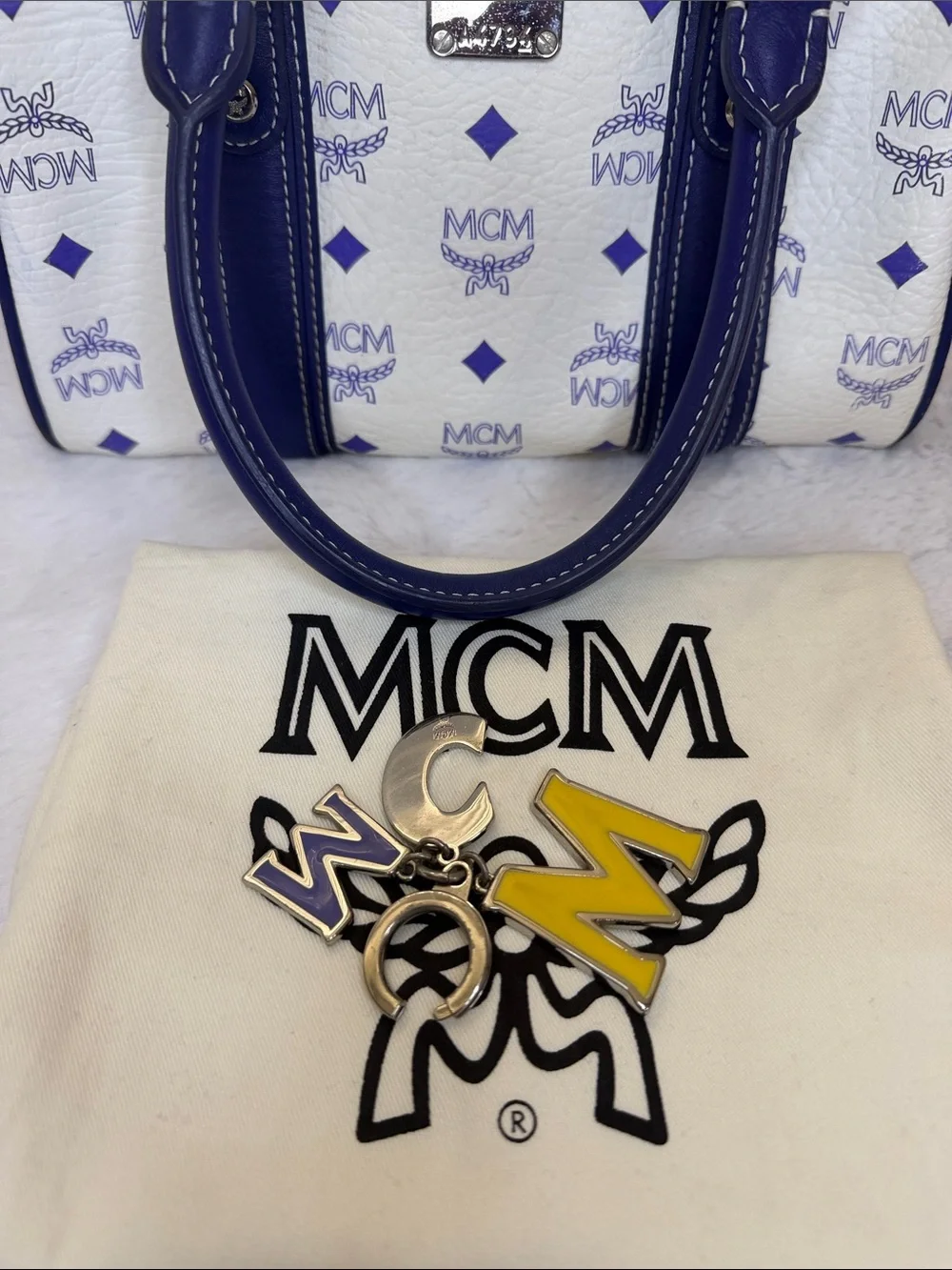 MCM keychain enamel